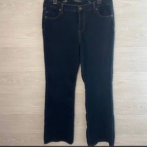 LIVERPOOL Lucy Bootcut High Rise Dark Stretch Jeans - Size 12 / 31 - Long Length